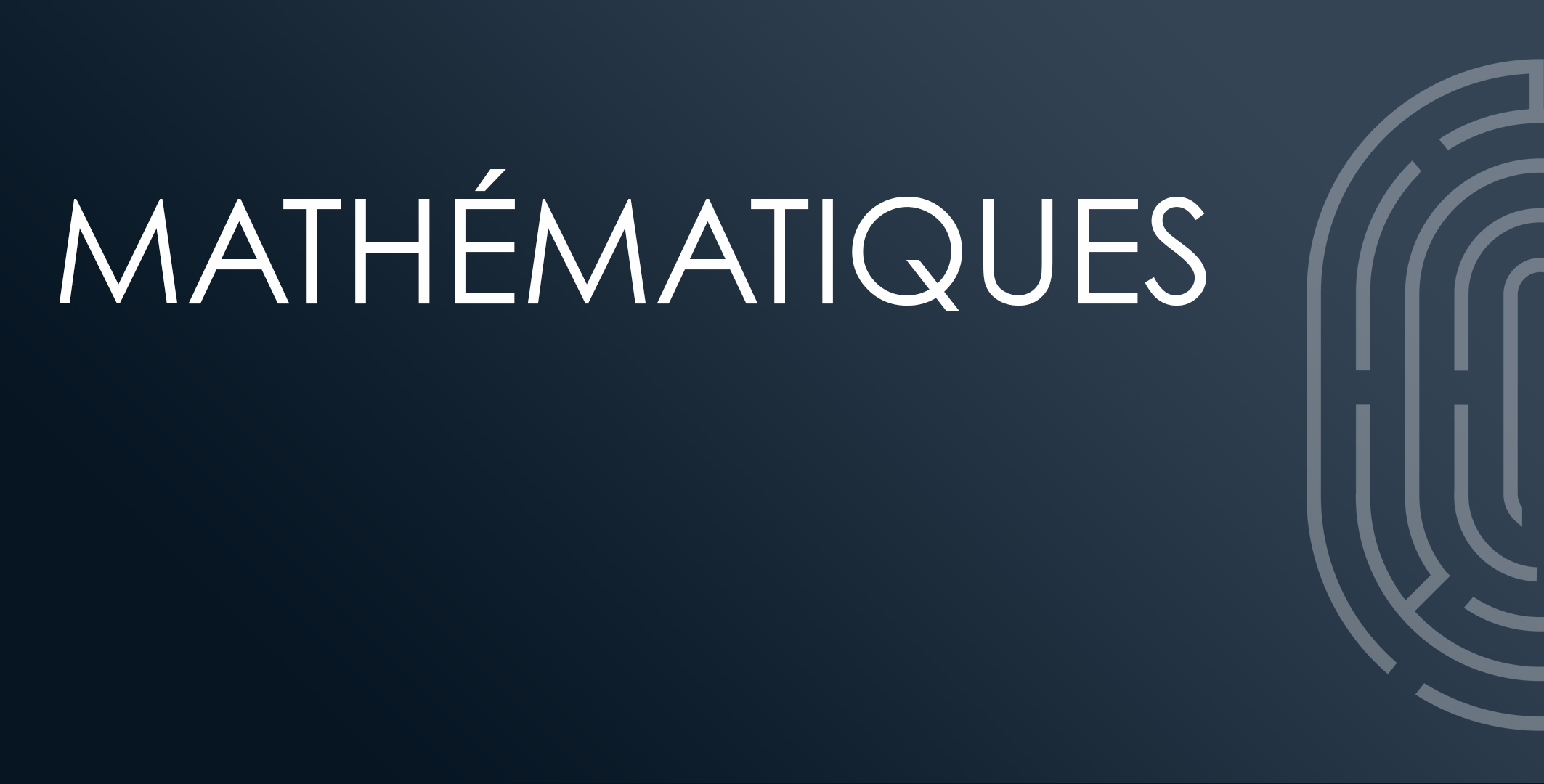 03 – Forum Mathématiques