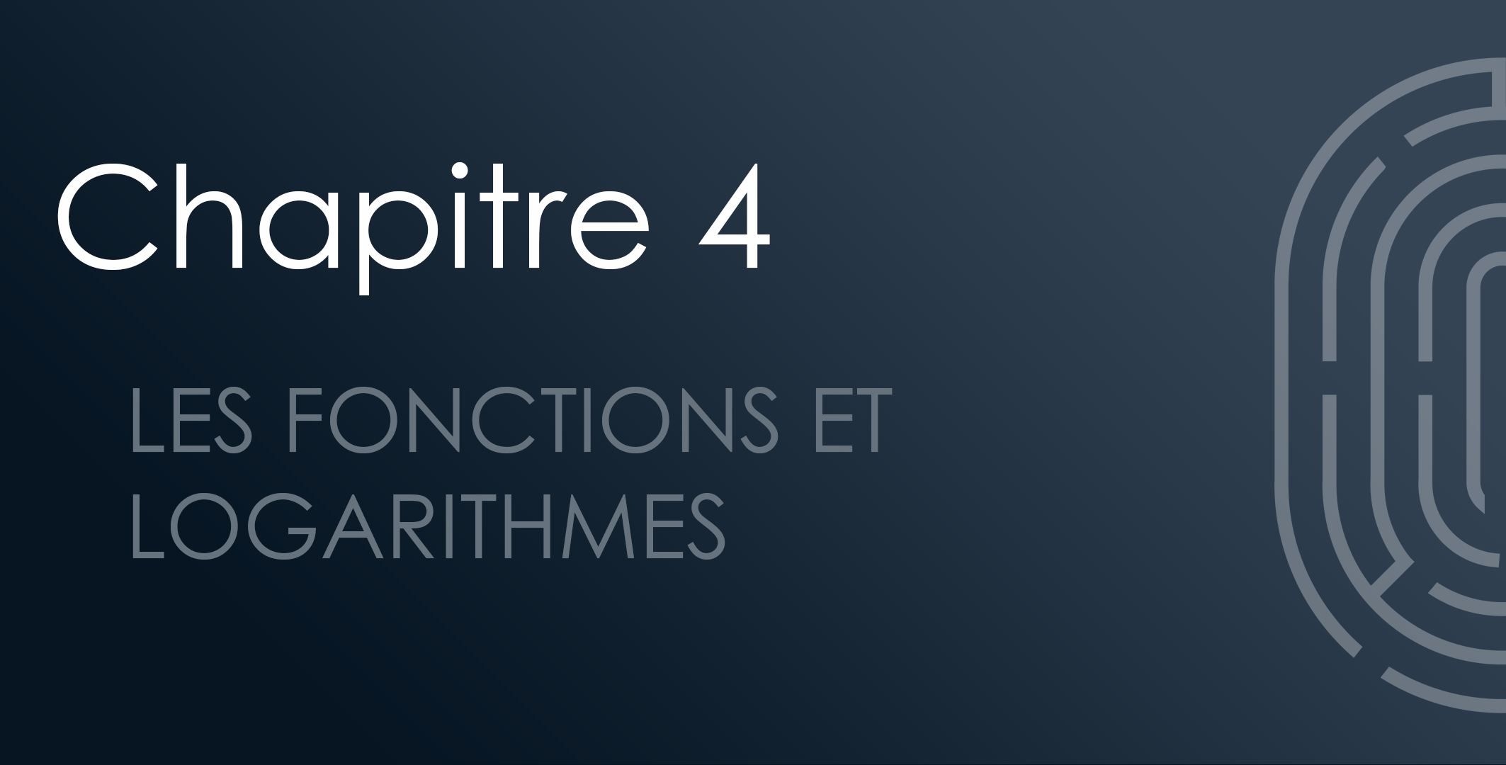 Chapitre 04 : Les fonctions logarithmes