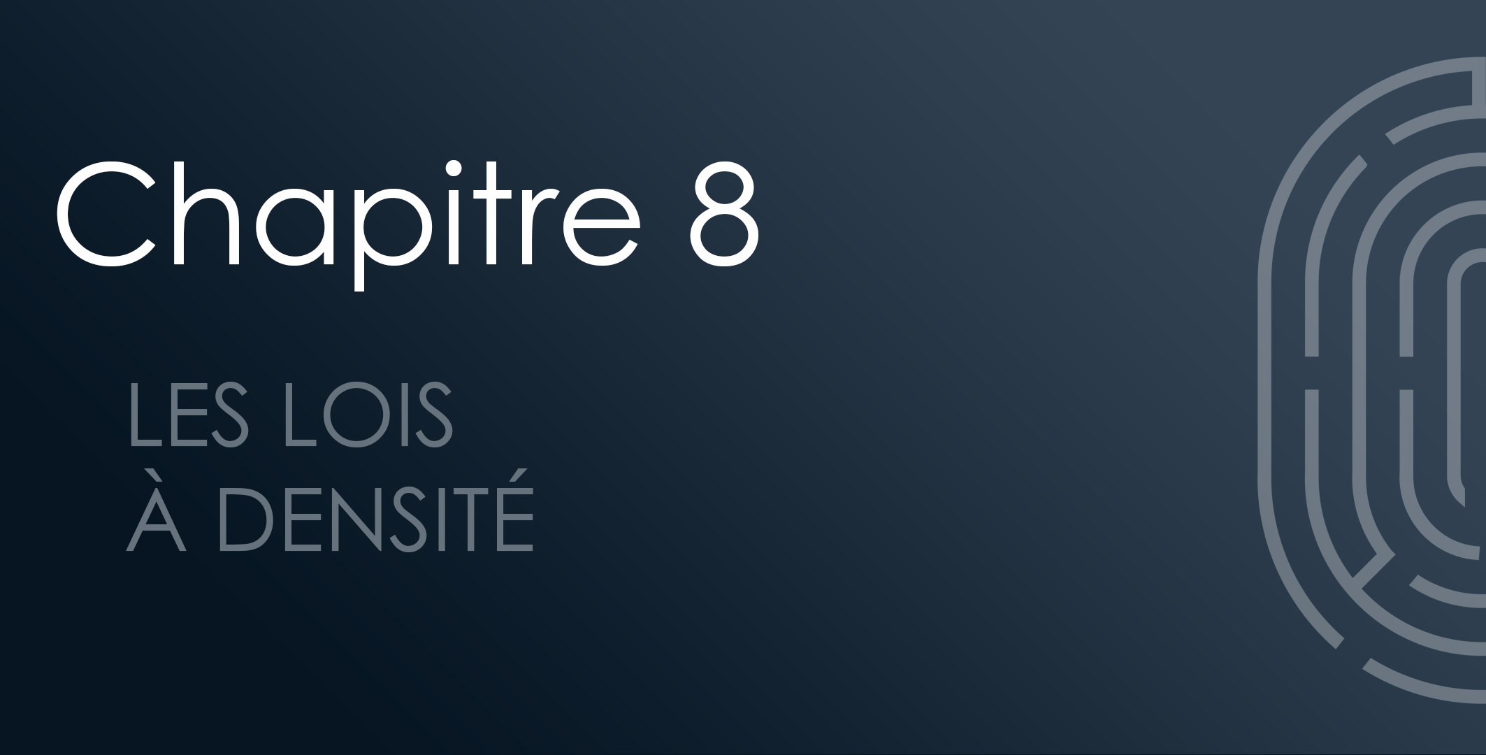 Chapitre 08 : Les lois à densité